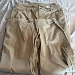 GAP Tan Chinos Casual Cotton Blend